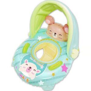 Nai-B K Hamster Cushion Parasol Baby Walker Swim Tube, Mint